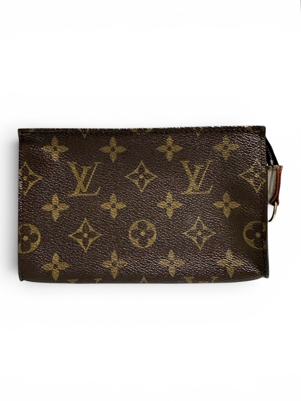 Louis Vuitton Monogram & Vachetta Leather Toiletry 15 Pochette Bucket Bag